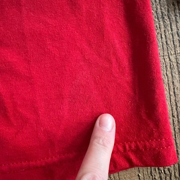 Arkansas Razorbacks Hogs In The City Red Long Sleeve Crewneck Graphic Shirt -M - Picture 6 of 8